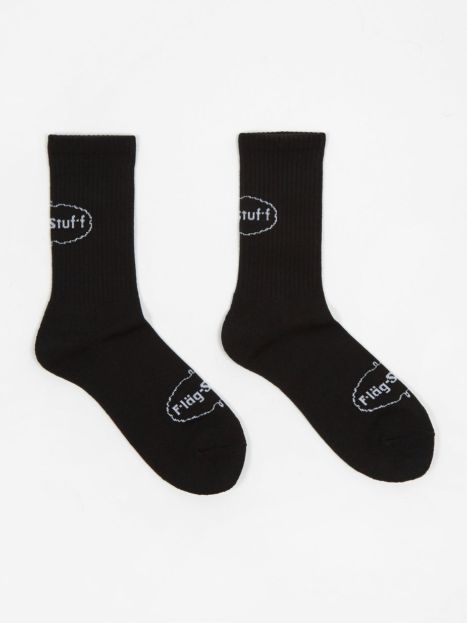 Flagstuff Flagstuff Ice Logo Sock - Black - Black