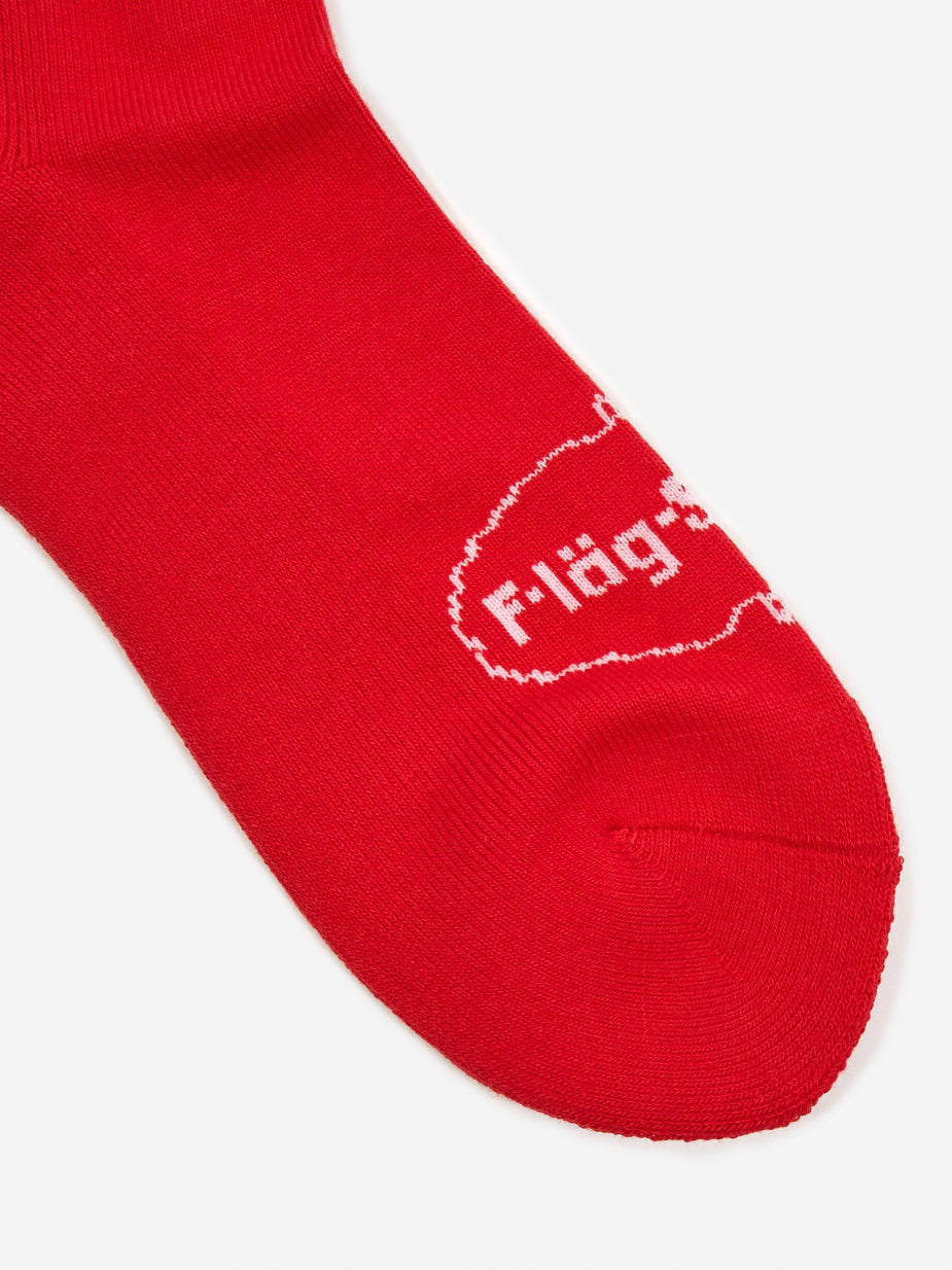 Flagstuff Flagstuff Ice Logo Sock - Red - Red