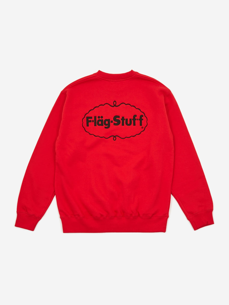Flagstuff Flagstuff Ice Logo Sweatshirt - Red - Red