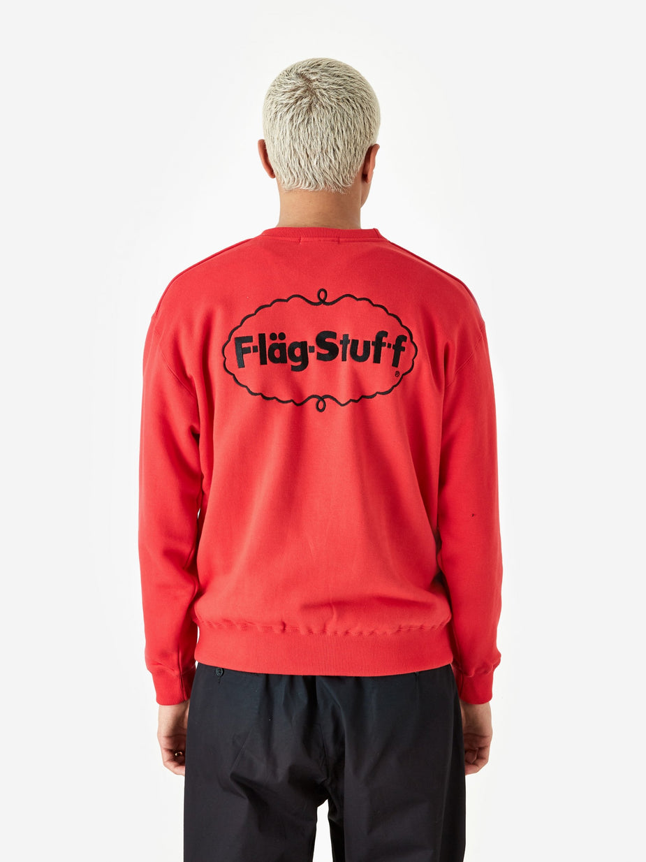 Flagstuff Flagstuff Ice Logo Sweatshirt - Red - Red