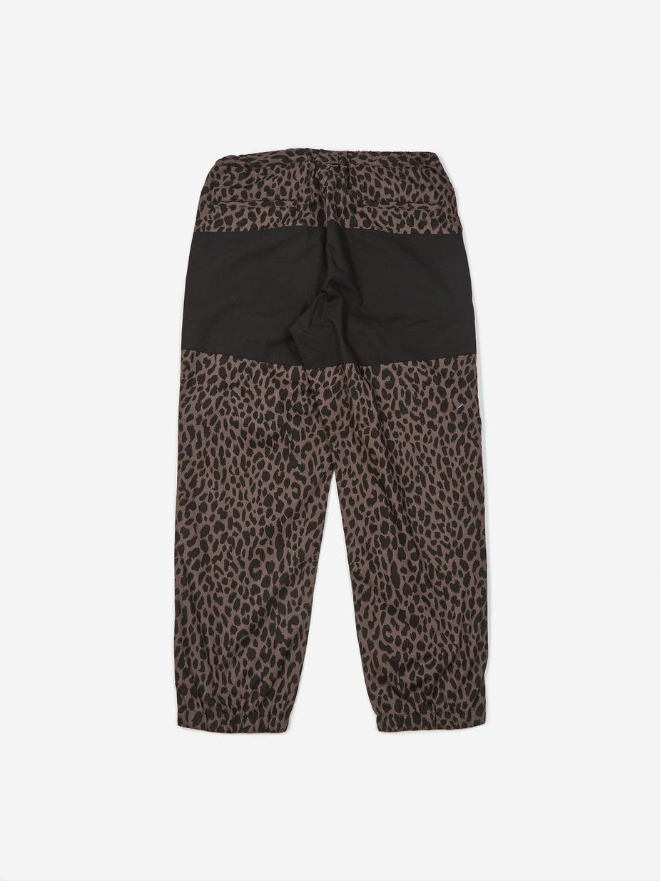 Flagstuff Flagstuff Leopard Easy Pant - Grey/Black - Black