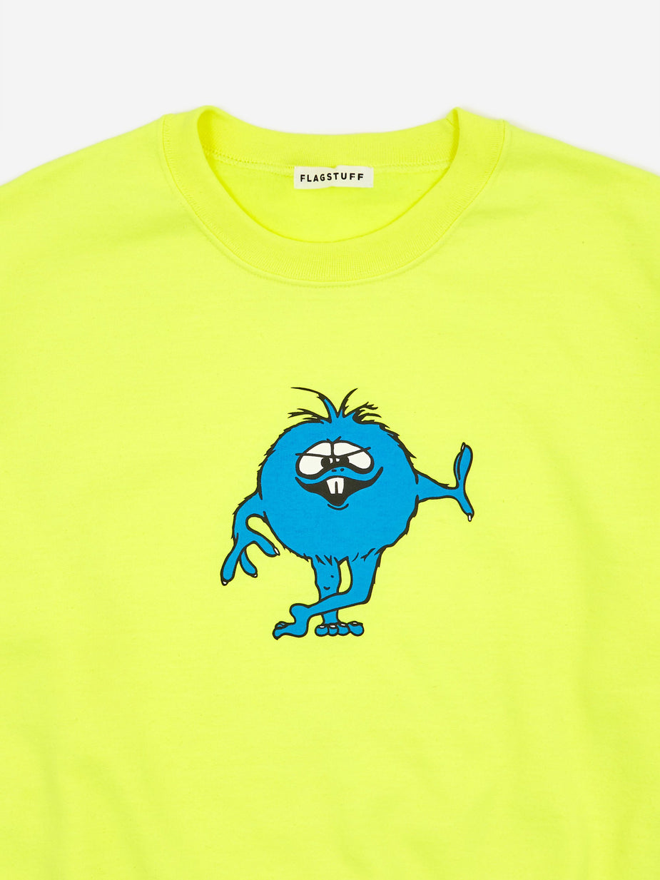 Flagstuff Flagstuff Monster Sweatshirt - Gold/Grey - Gold