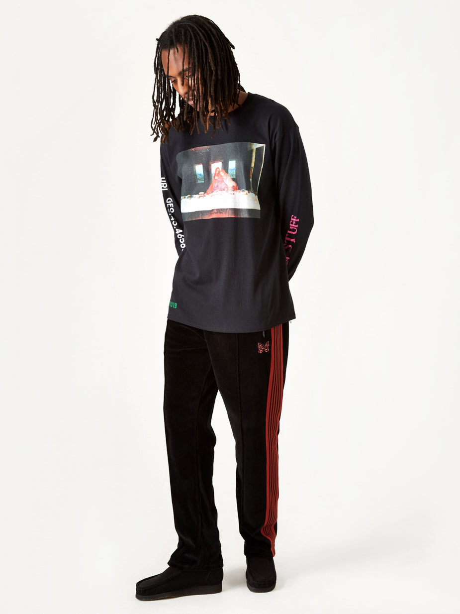 Flagstuff Flagstuff Supper Longsleeve T-Shirt - Black - Black
