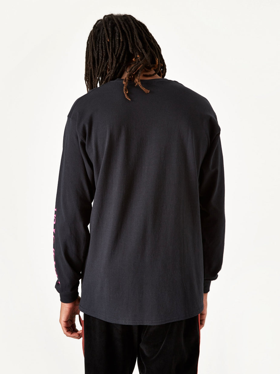 Flagstuff Flagstuff Supper Longsleeve T-Shirt - Black - Black