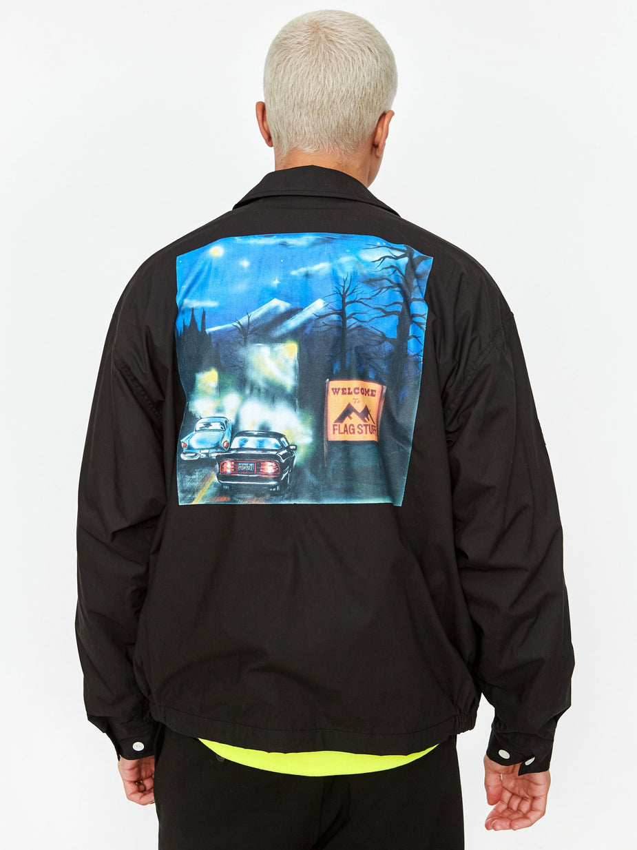 Flagstuff Flagstuff Welcome F/Z Jacket - Black - Black