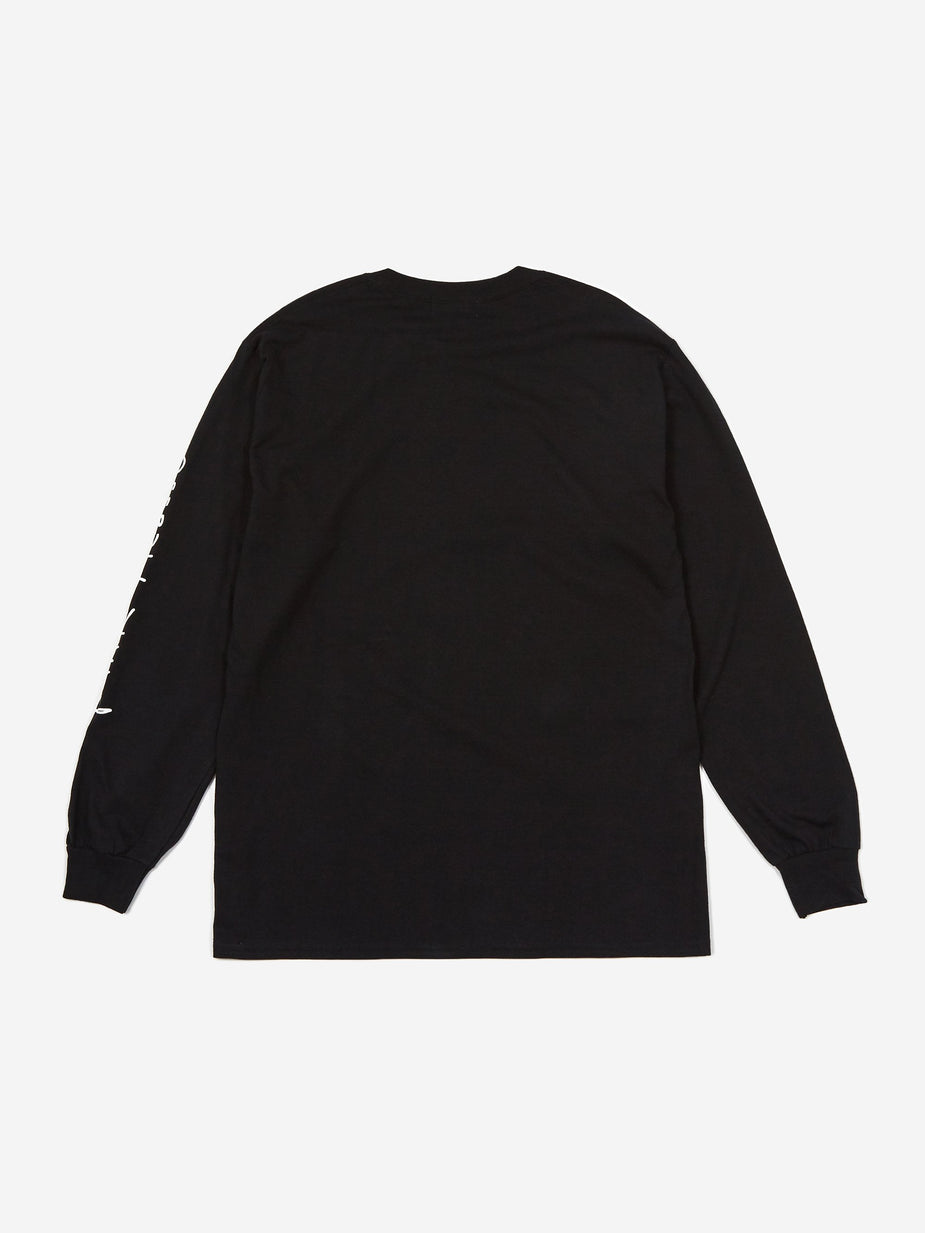 Flagstuff Flagstuff x Larry Clark Longlseeve T-Shirt (Tee 1 ) - Black - Black