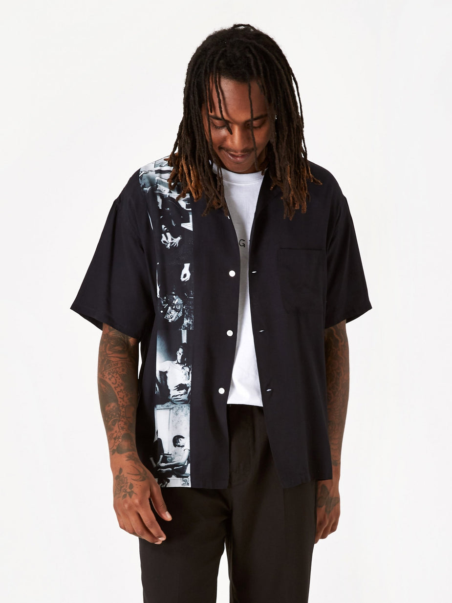Flagstuff Flagstuff x Larry Clark Shortsleeve Shirt - Black - Black