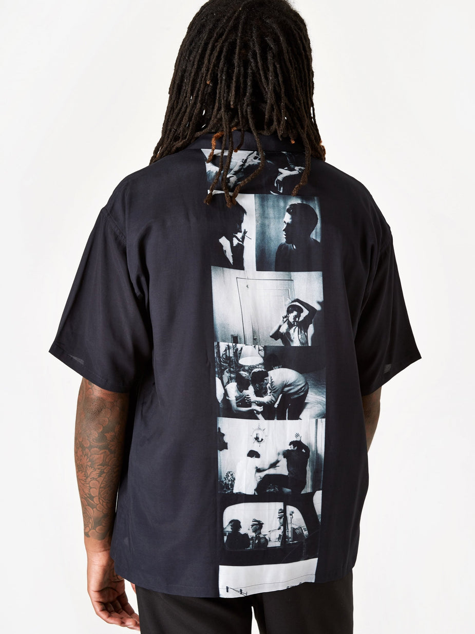 Flagstuff Flagstuff x Larry Clark Shortsleeve Shirt - Black - Black