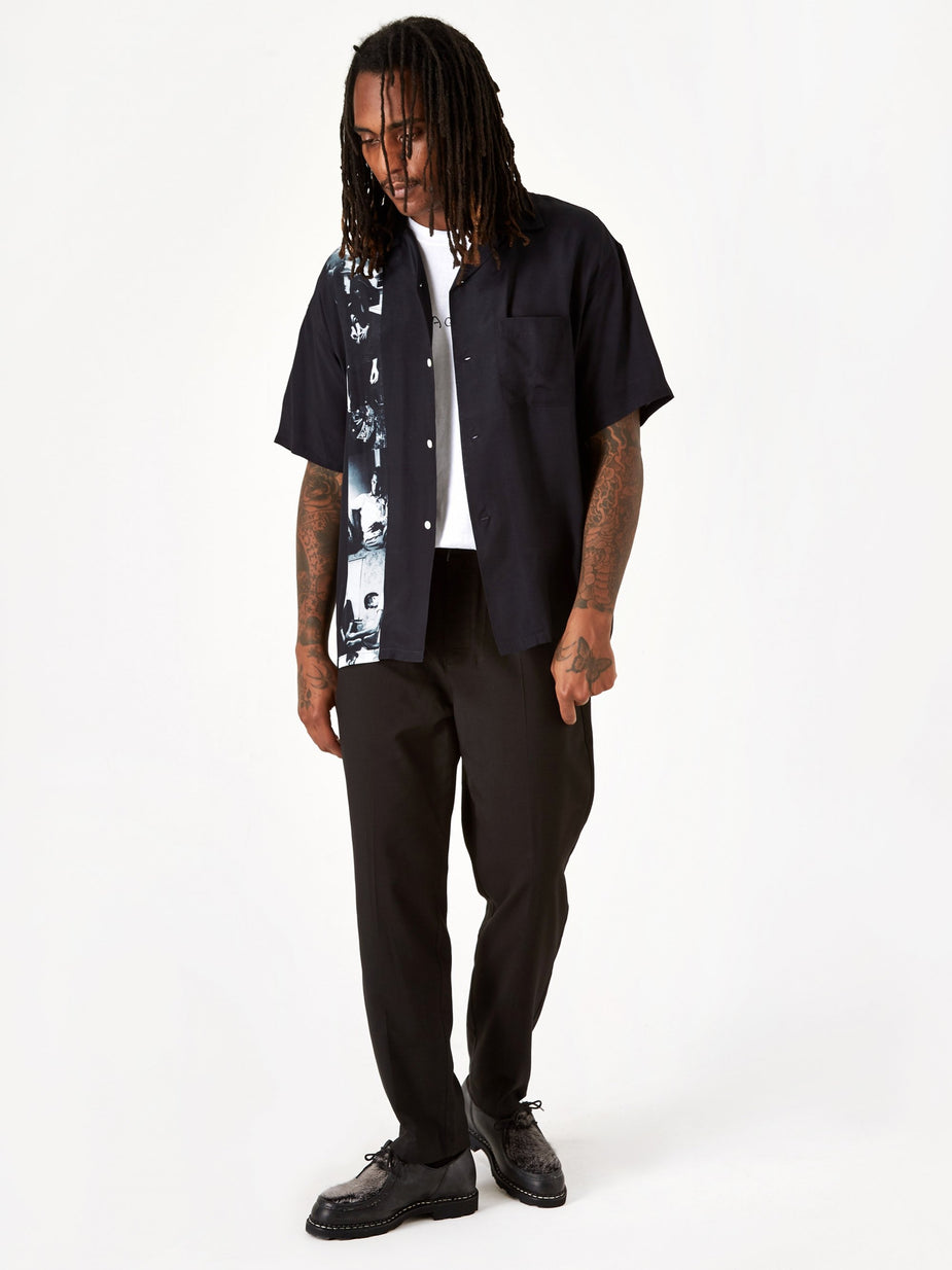 Flagstuff Flagstuff x Larry Clark Shortsleeve Shirt - Black - Black