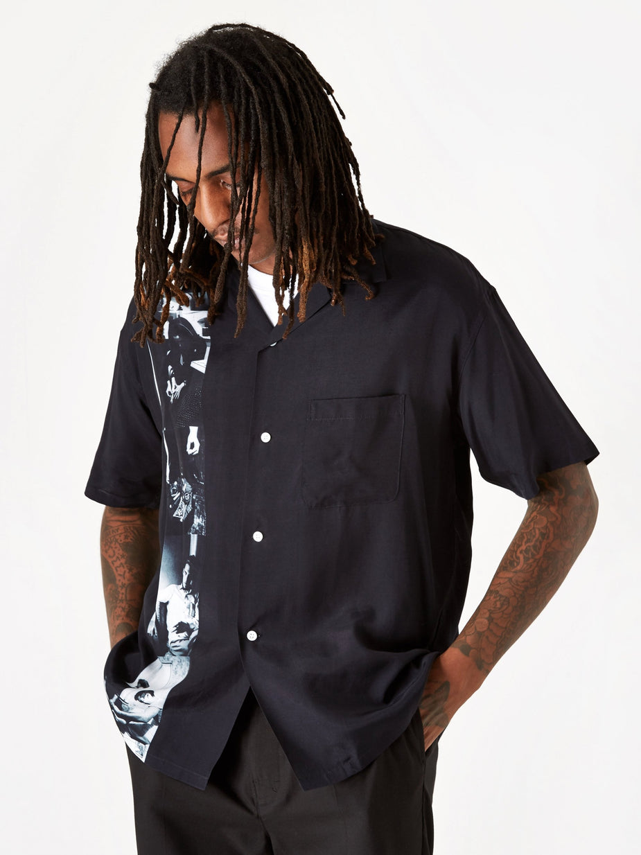 Flagstuff Flagstuff x Larry Clark Shortsleeve Shirt - Black - Black