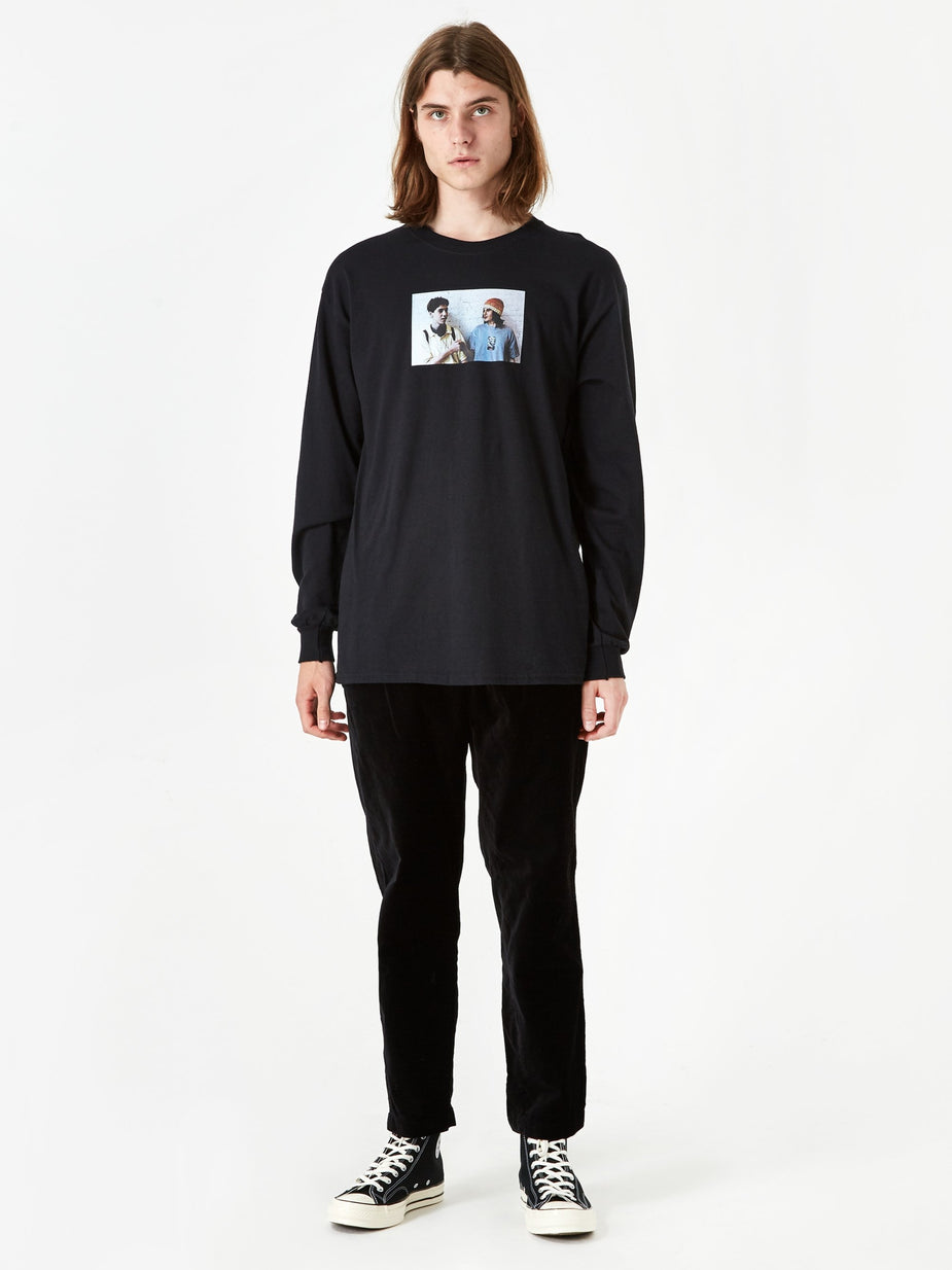 Flagstuff Flagstuff x Larry Clark Longlseeve T-Shirt (Tee 1 ) - Black - Black
