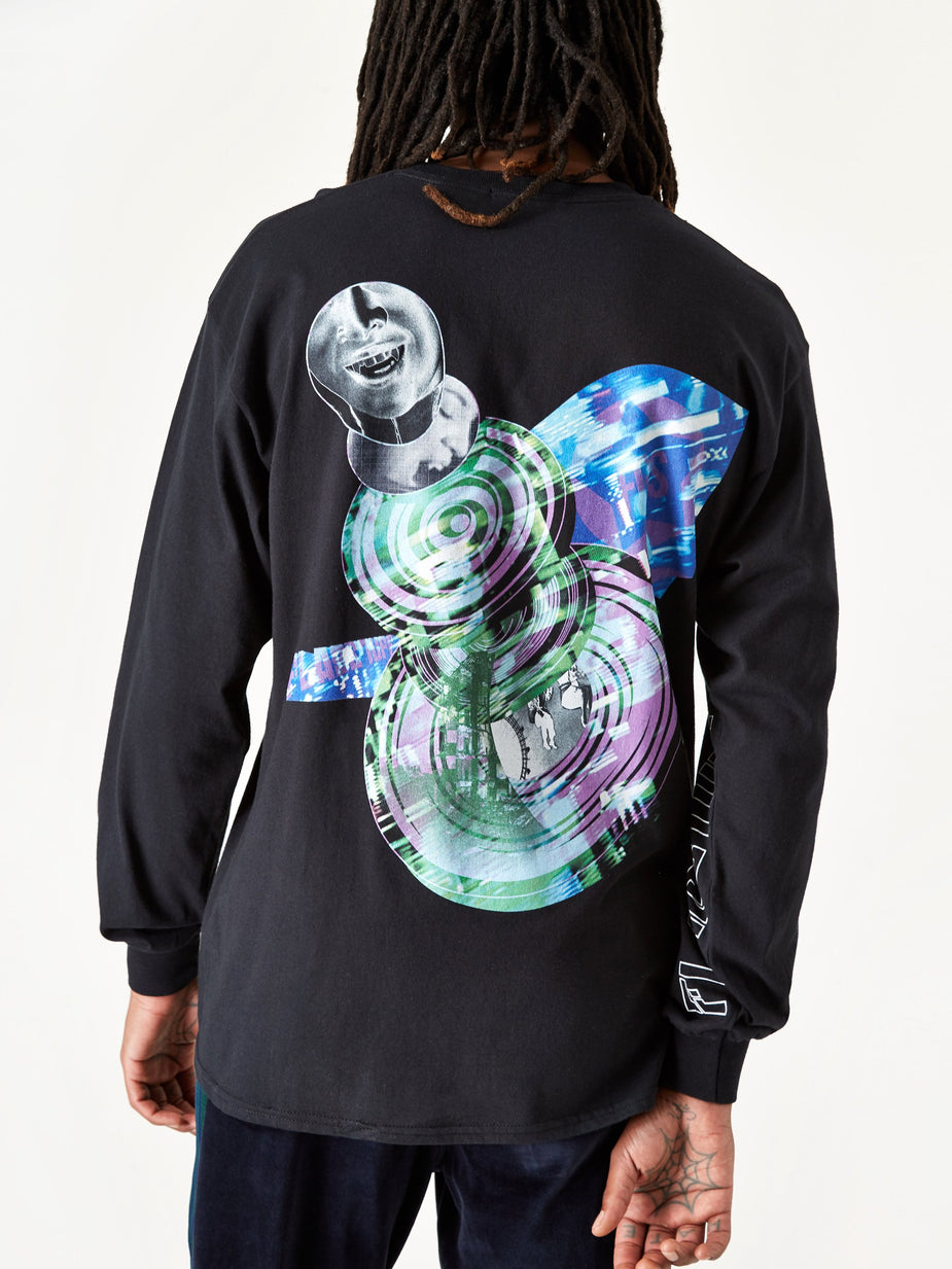 Flagstuff Flagstuff Horizon Longsleeve T-Shirt - Black - Black