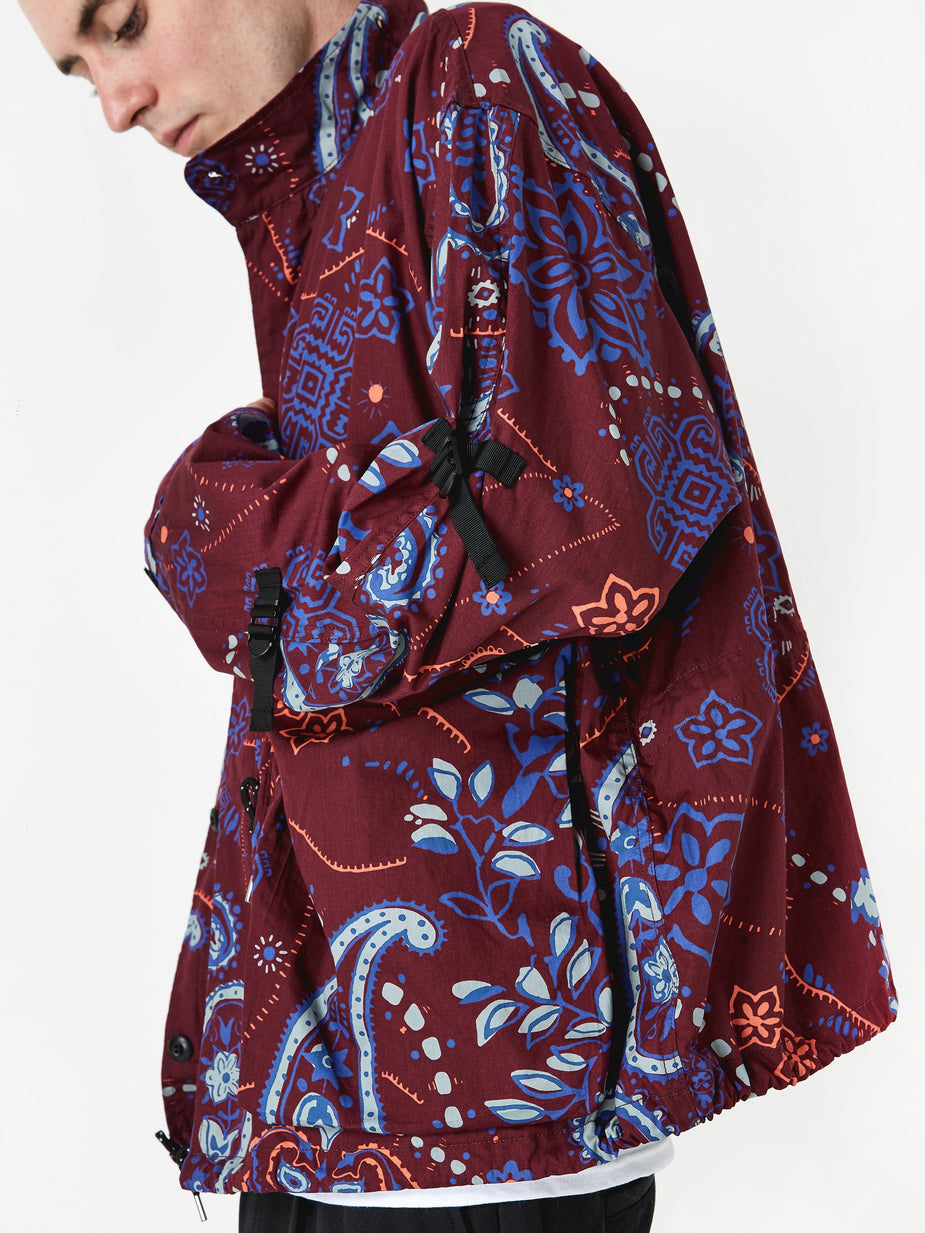 Flagstuff Flagstuff Paisley MODS Jacket - Maroon - Other