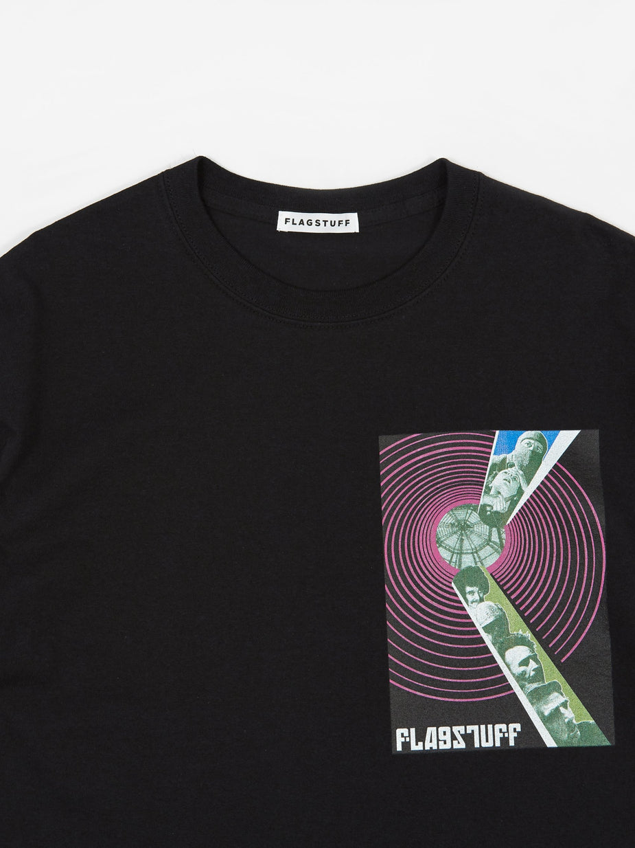 Flagstuff Flagstuff Ripple T-Shirt - Black - Black