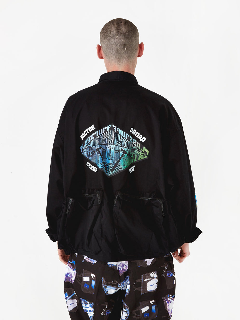 Flagstuff Flagstuff Swing Top MOD Jacket - Black - Black