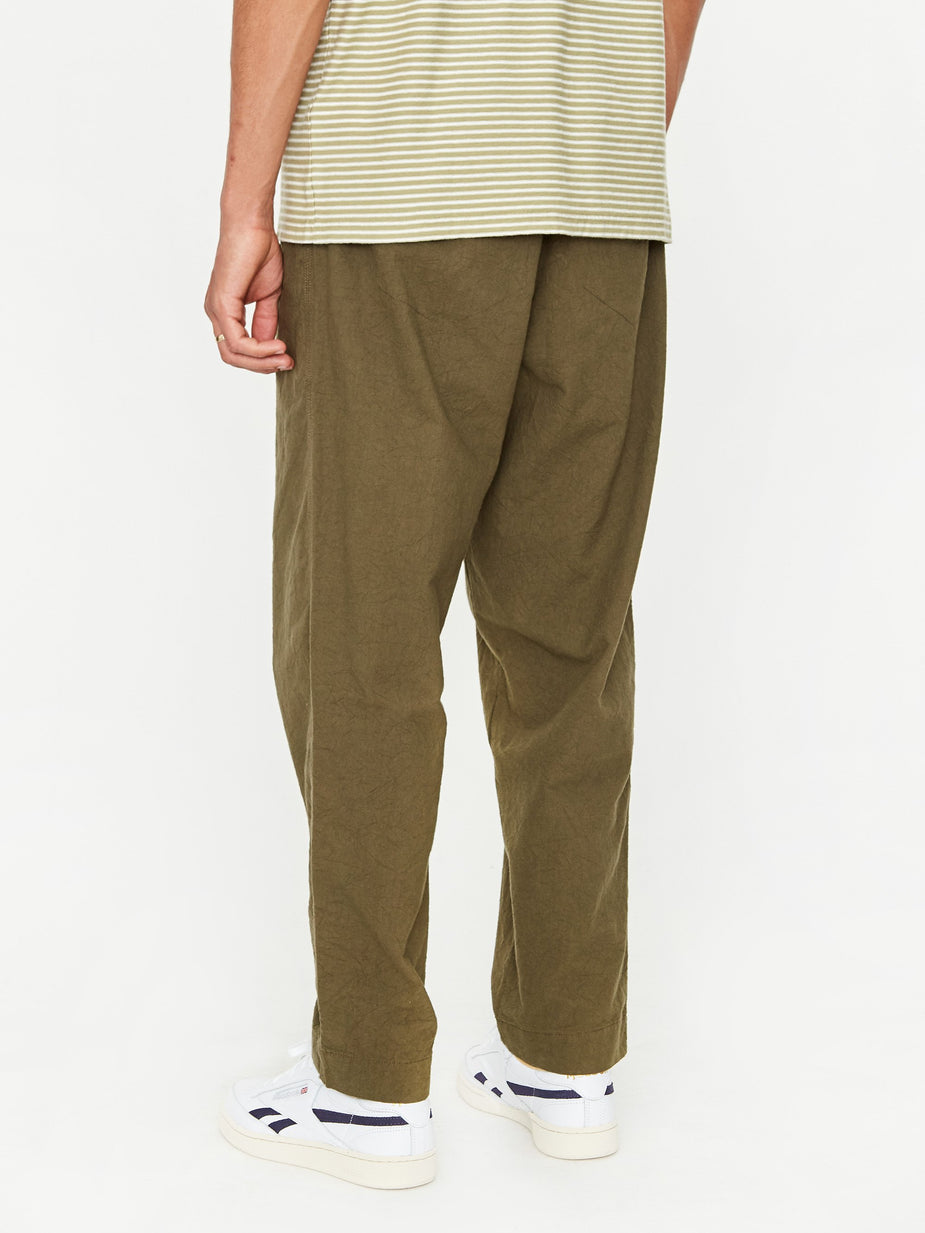 Folk Folk Drawcord Assembly Pant - Olive - Green