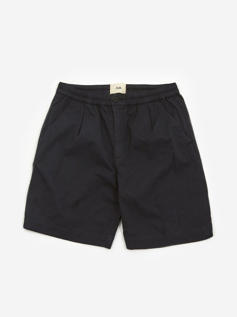 Folk Folk Loom Short - Navy - Blue