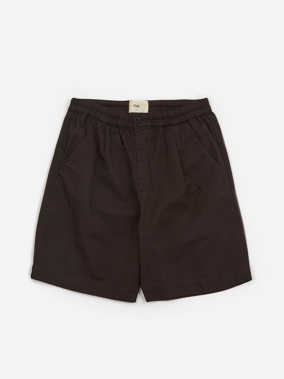 Folk Folk Loom Short - Soft Black - Black