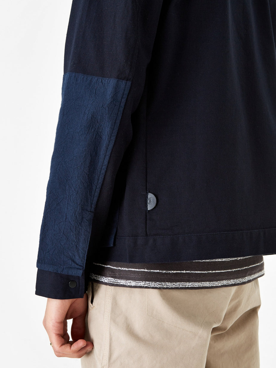 Folk Folk Overlay Jacket - Navy - Blue