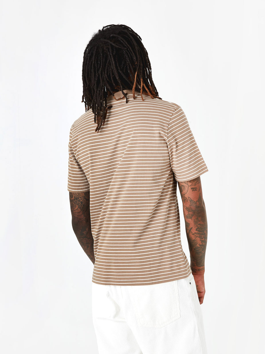 Folk Folk Penci Stripe Tee - Oatmeal Ecru - Neutrals