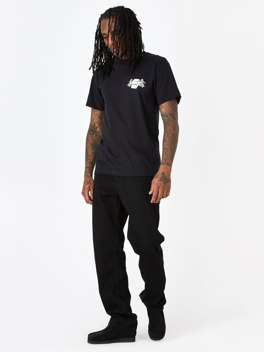 Fucking Awesome Fucking Awesome Box Wings Shortsleeve T-Shirt - Black - Black