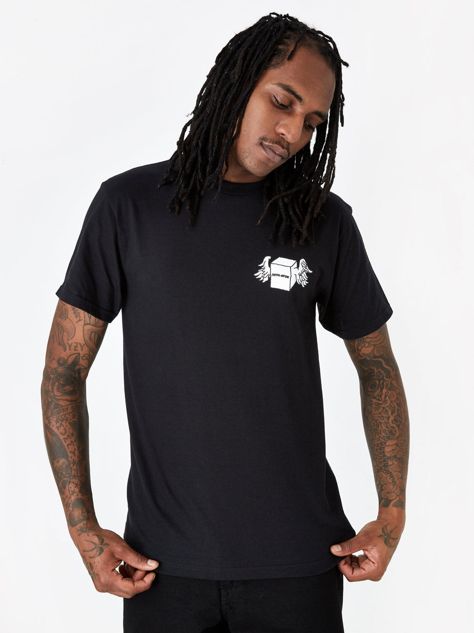 Fucking Awesome Fucking Awesome Box Wings Shortsleeve T-Shirt - Black - Black