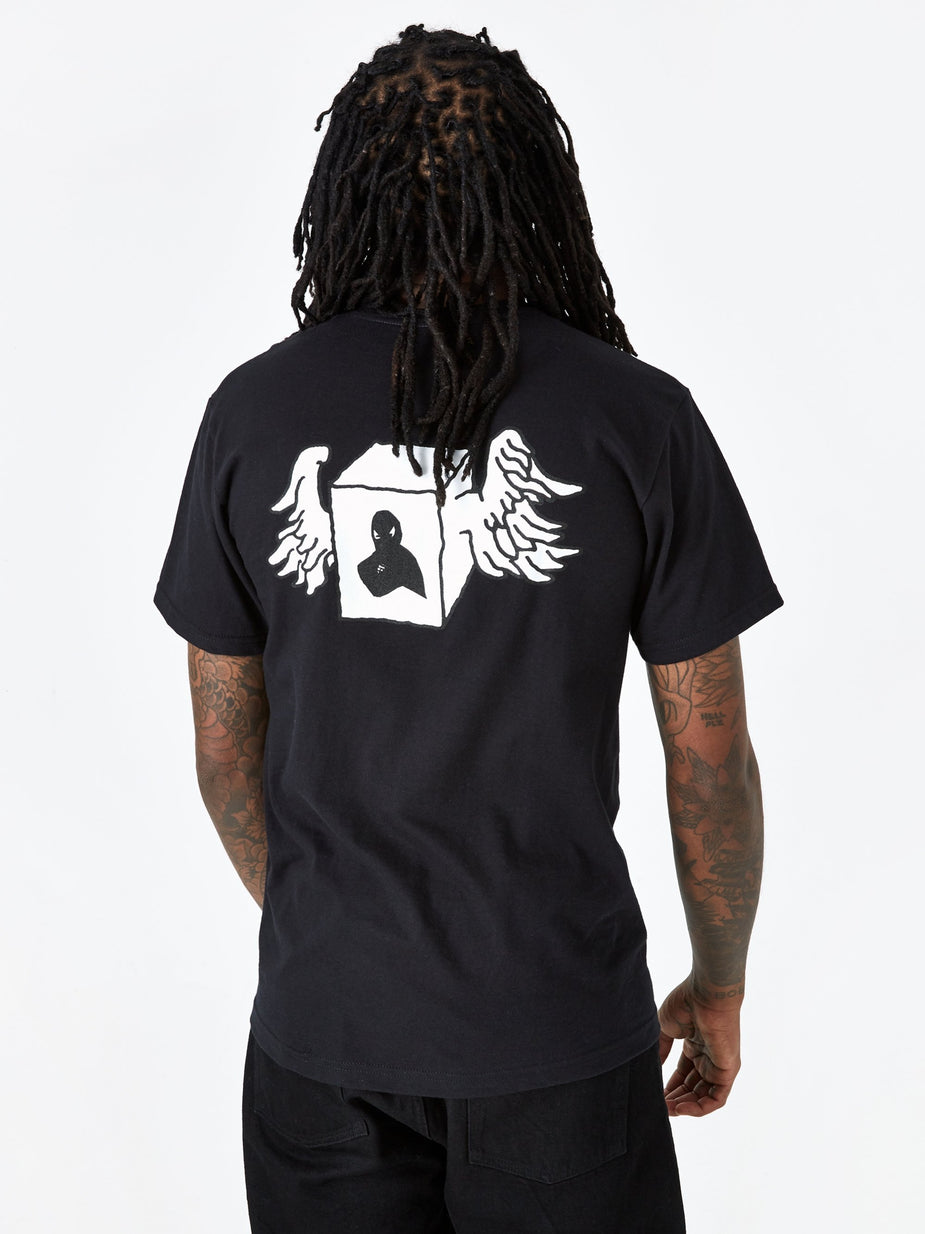 Fucking Awesome Fucking Awesome Box Wings Shortsleeve T-Shirt - Black - Black