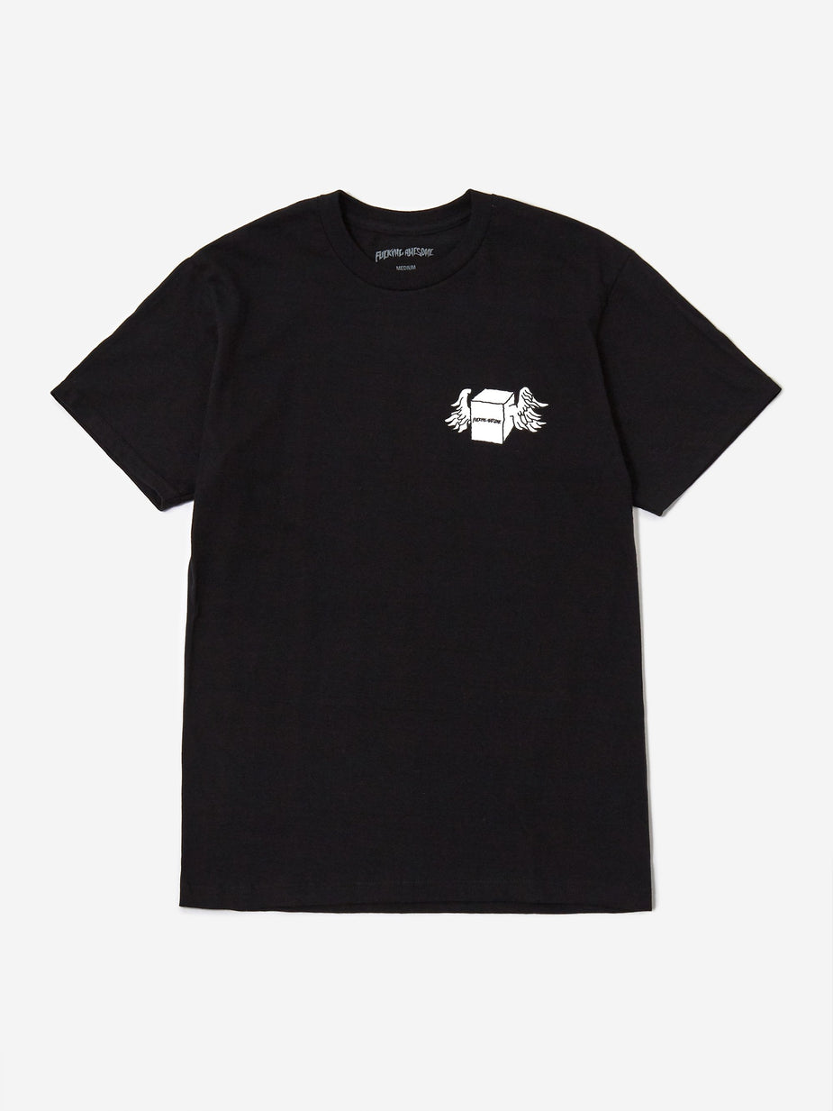 Fucking Awesome Fucking Awesome Box Wings Shortsleeve T-Shirt - Black - Black
