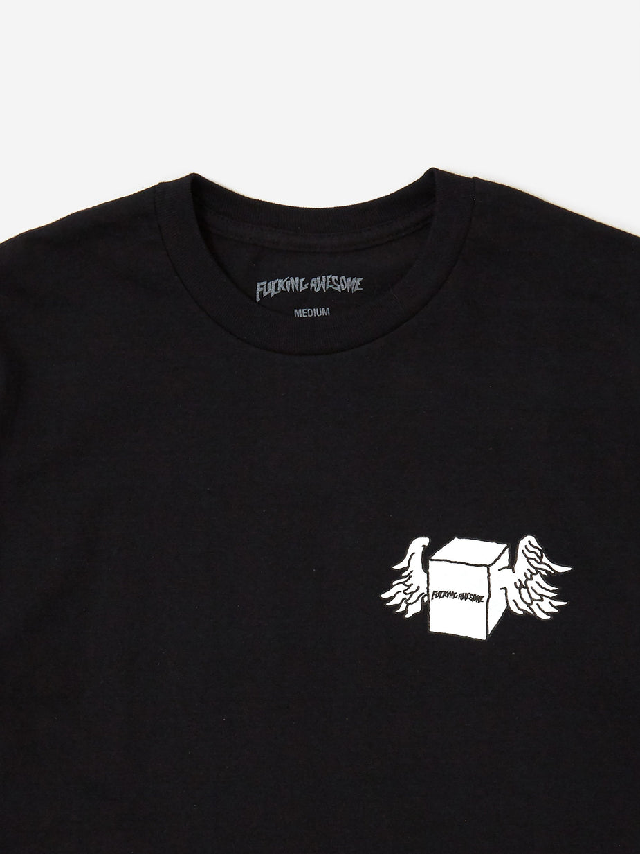 Fucking Awesome Fucking Awesome Box Wings Shortsleeve T-Shirt - Black - Black