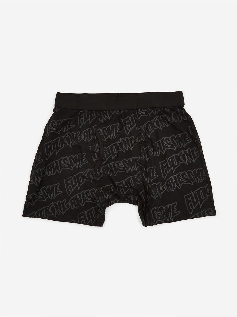Fucking Awesome Fucking Awesome Boxer Briefs - Black/White - Black