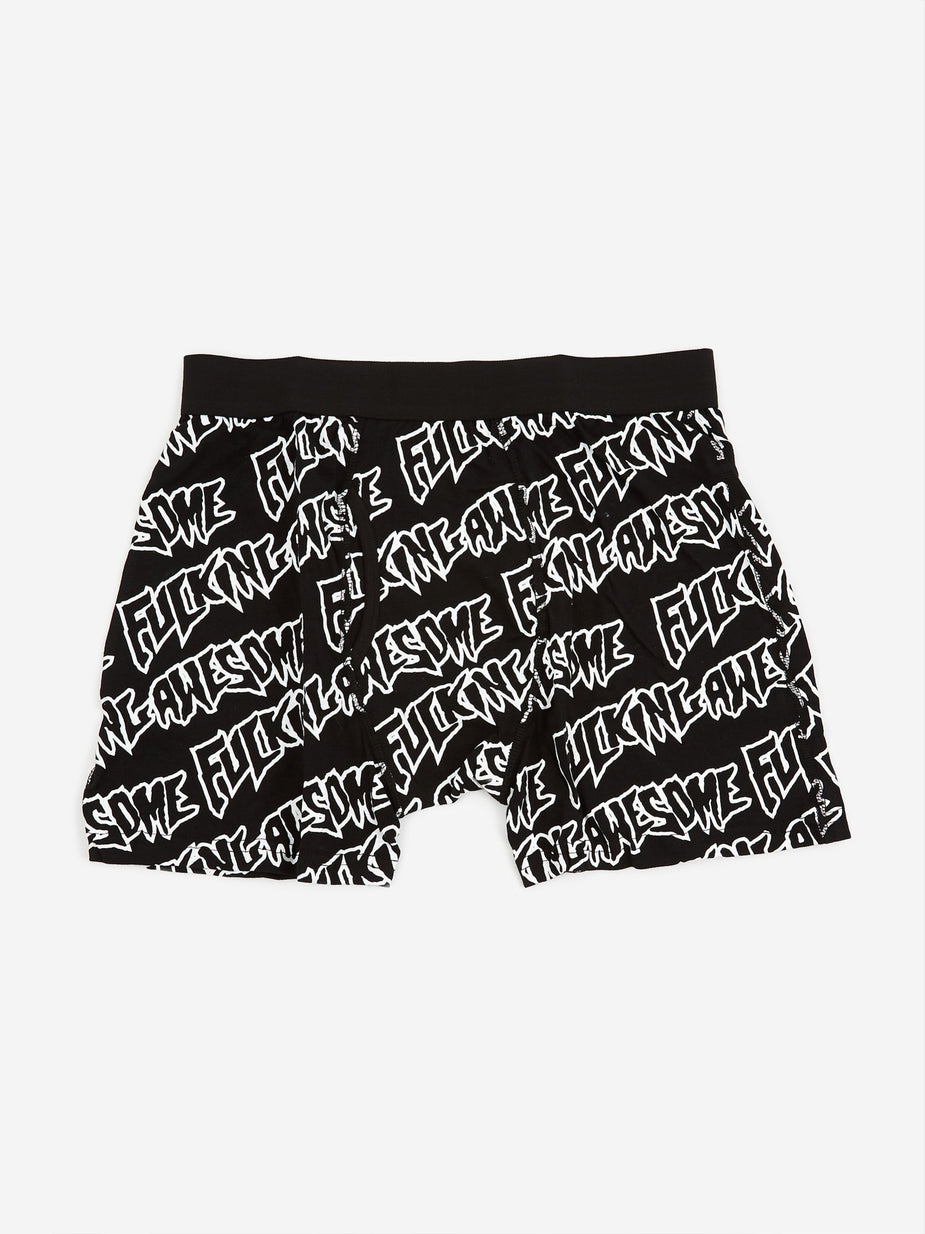 Fucking Awesome Fucking Awesome Boxer Briefs - Black/White - Black