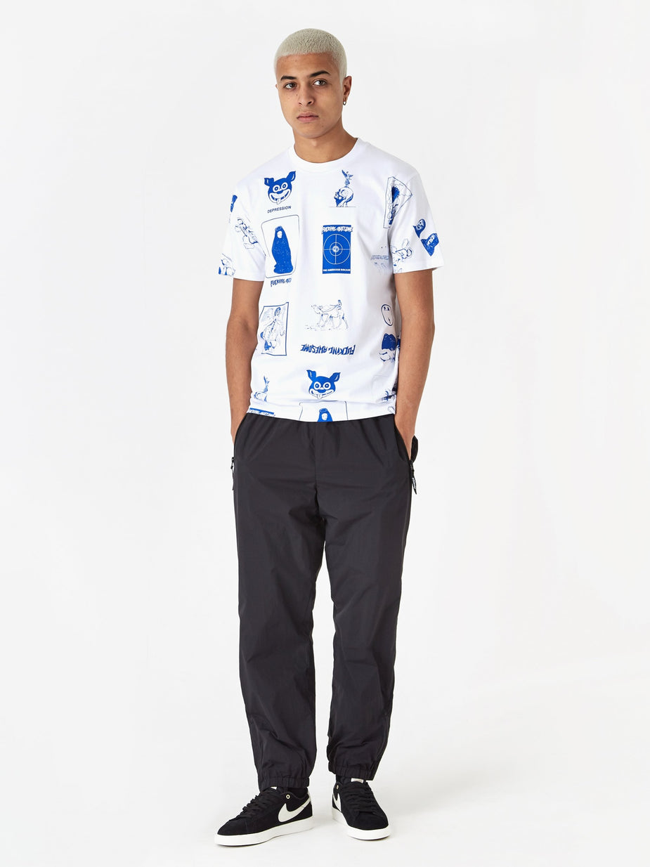 Fucking Awesome Fucking Awesome Cut Out 2 Shortsleeve T-Shirt - White - White
