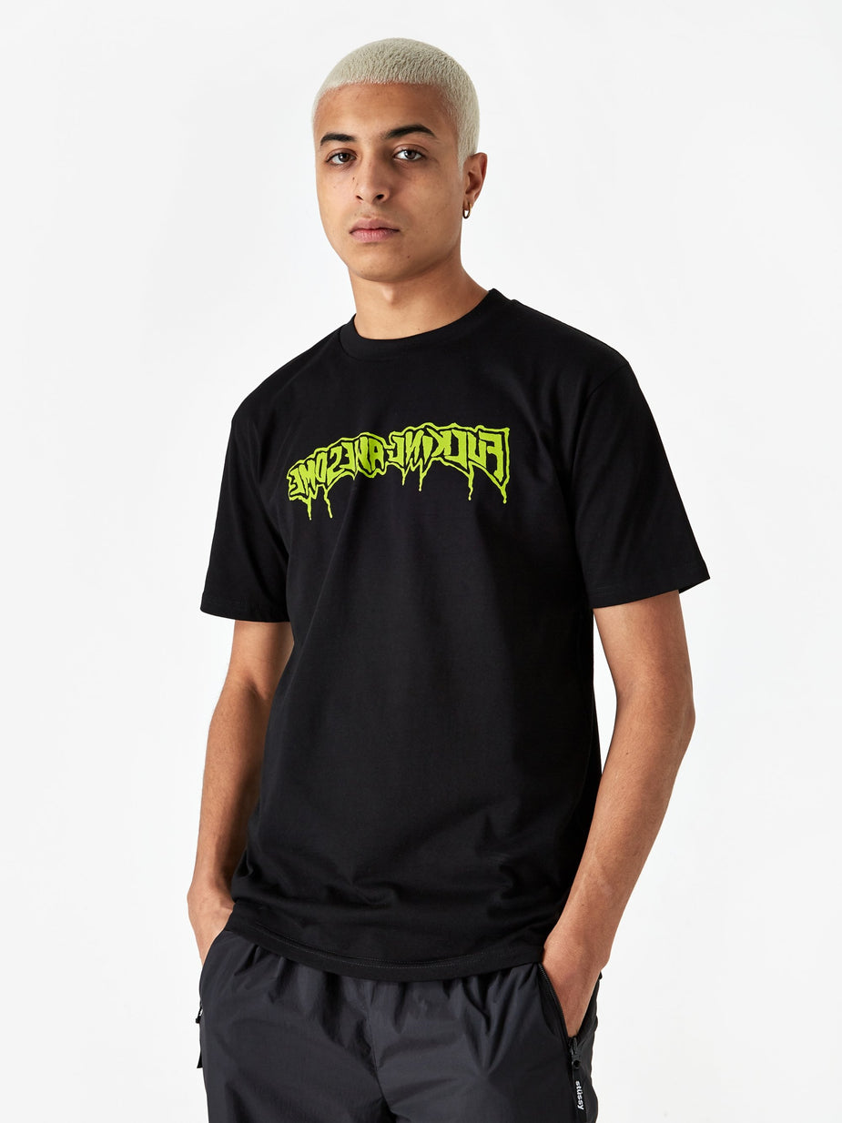 Fucking Awesome Fucking Awesome Drip Stamp Shortsleeve T-Shirt - Black - Black