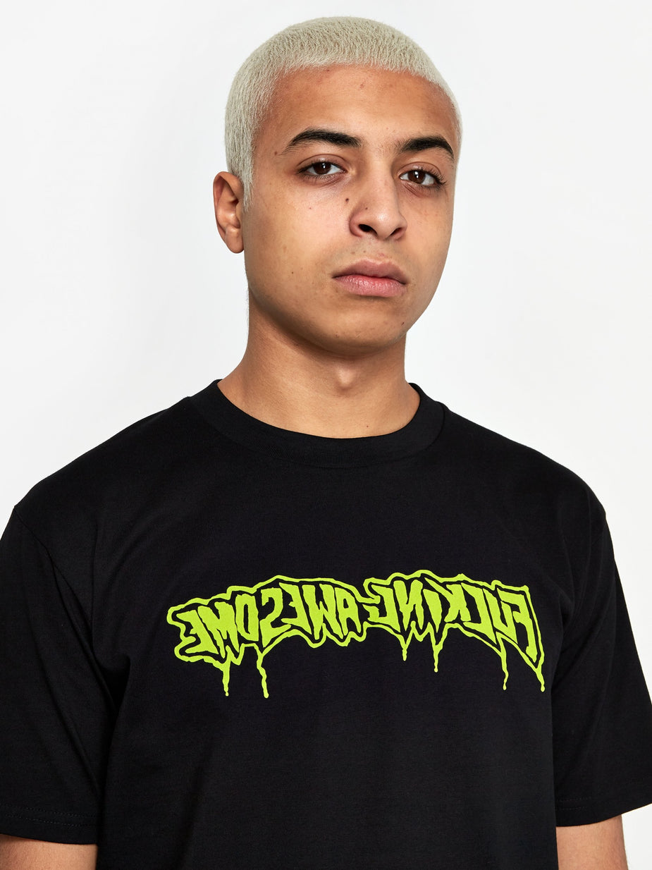 Fucking Awesome Fucking Awesome Drip Stamp Shortsleeve T-Shirt - Black - Black