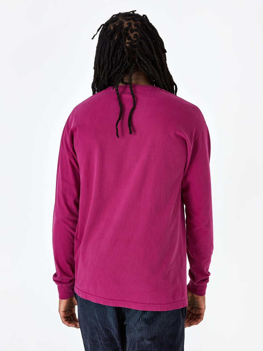 Fucking Awesome Fucking Awesome Extinction Longsleeve T-Shirt - Pigment Dyed Vineyard - Tie-Dye