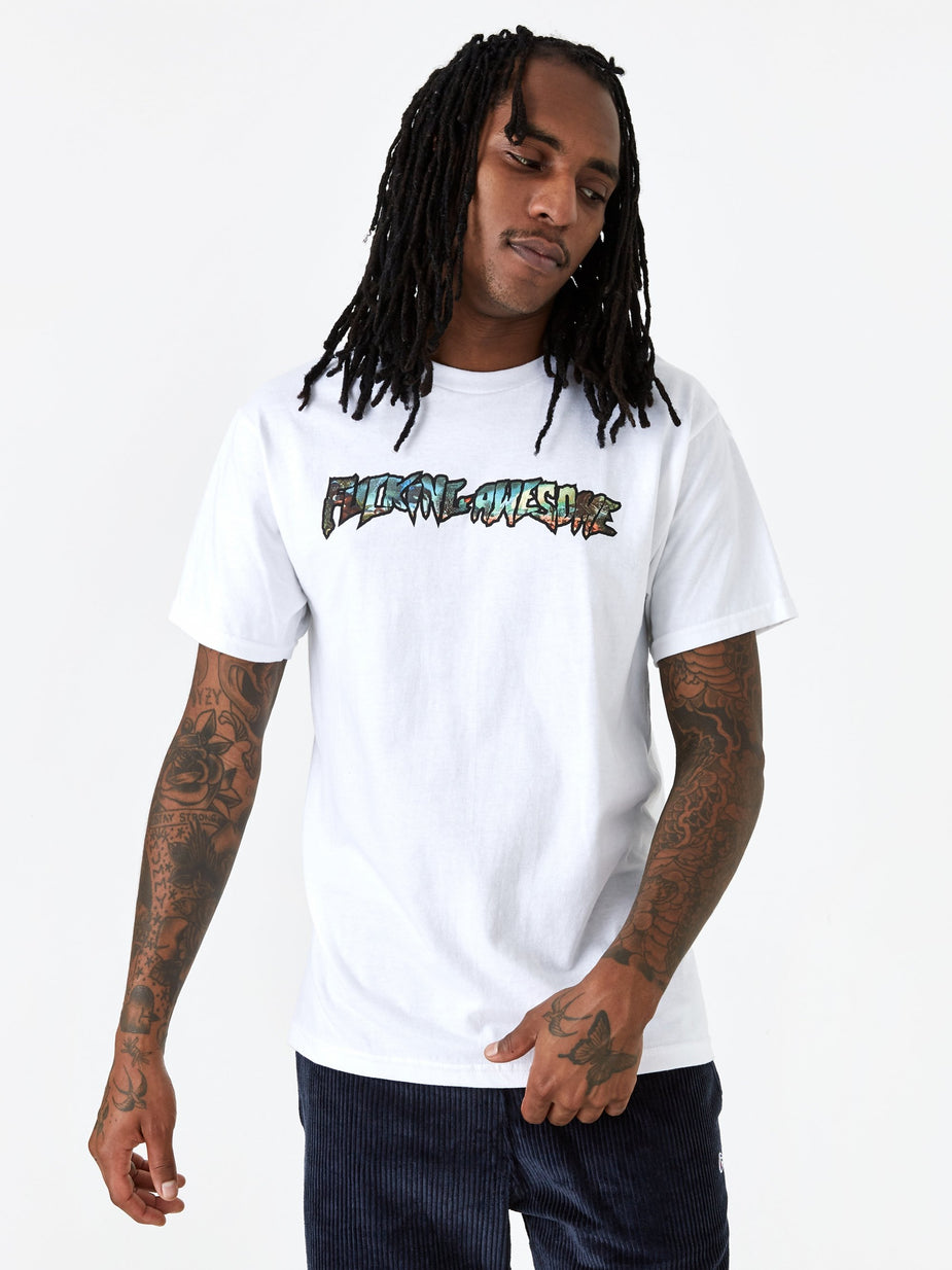 Fucking Awesome Fucking Awesome Extinction Shortsleeve T-Shirt - White - White