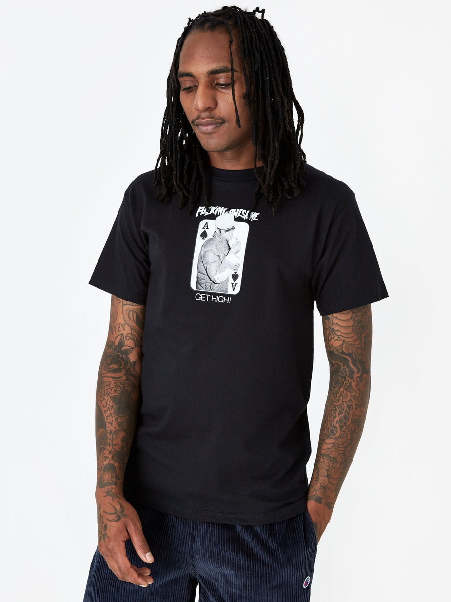 Fucking Awesome Fucking Awesome Get High Shortsleeve T-Shirt - Black - Black