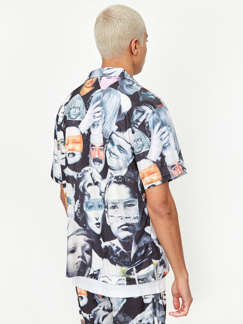 Fucking Awesome Fucking Awesome Jersey Mesh Club Shirt - Faces Collage - Other
