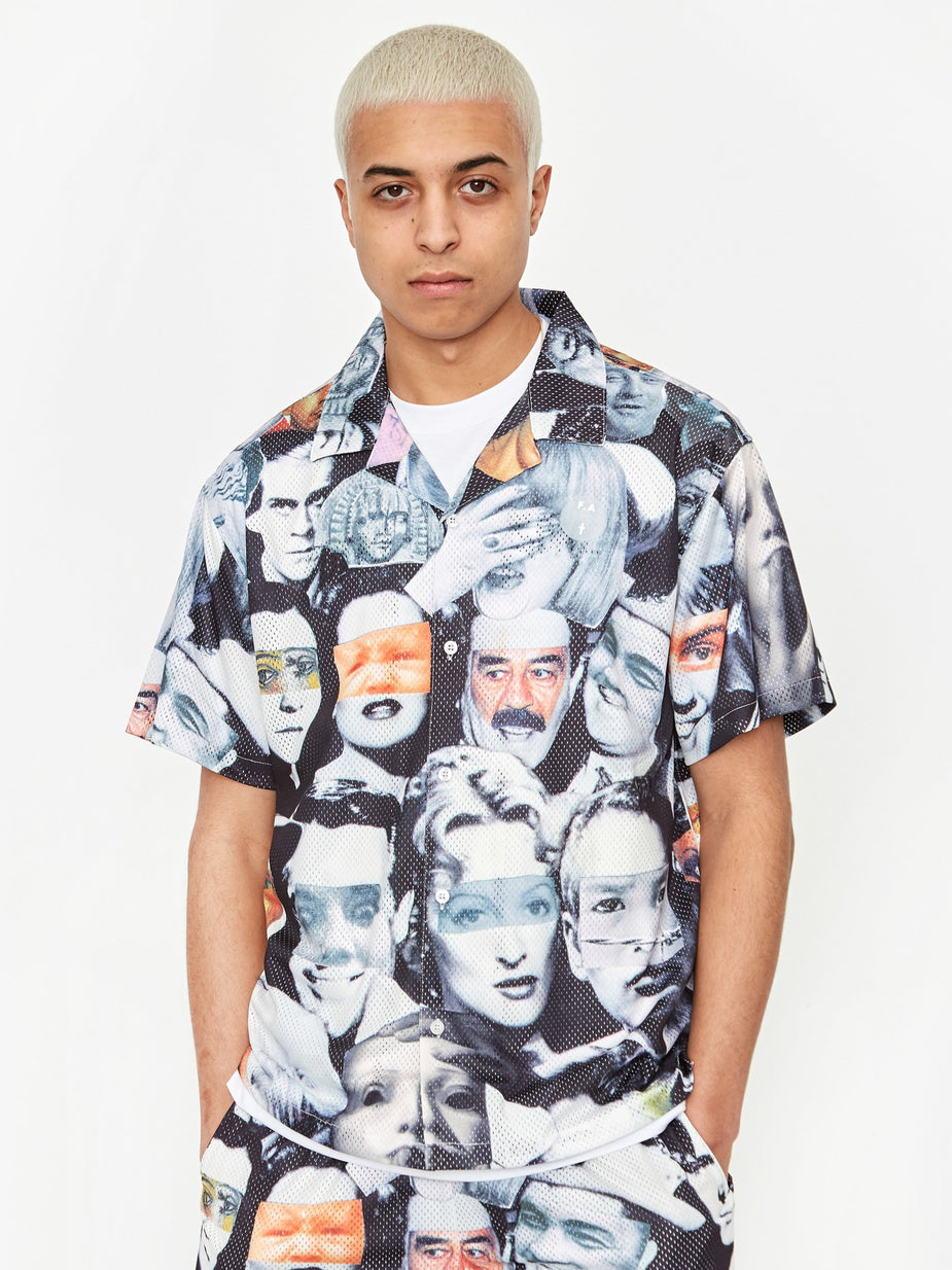 Fucking Awesome Fucking Awesome Jersey Mesh Club Shirt - Faces Collage - Other