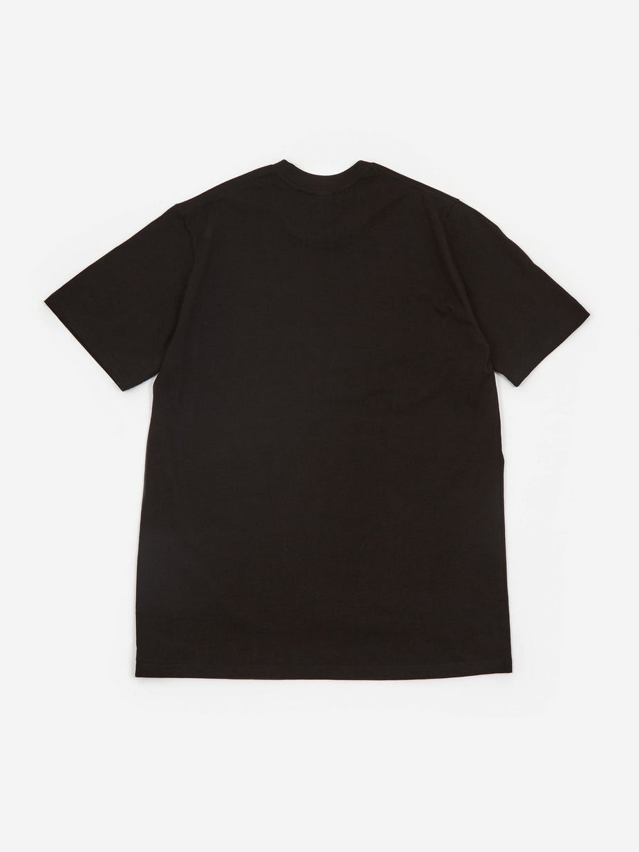 Fucking Awesome Fucking Awesome Puff Outline Logo T-Shirt - Black - Black
