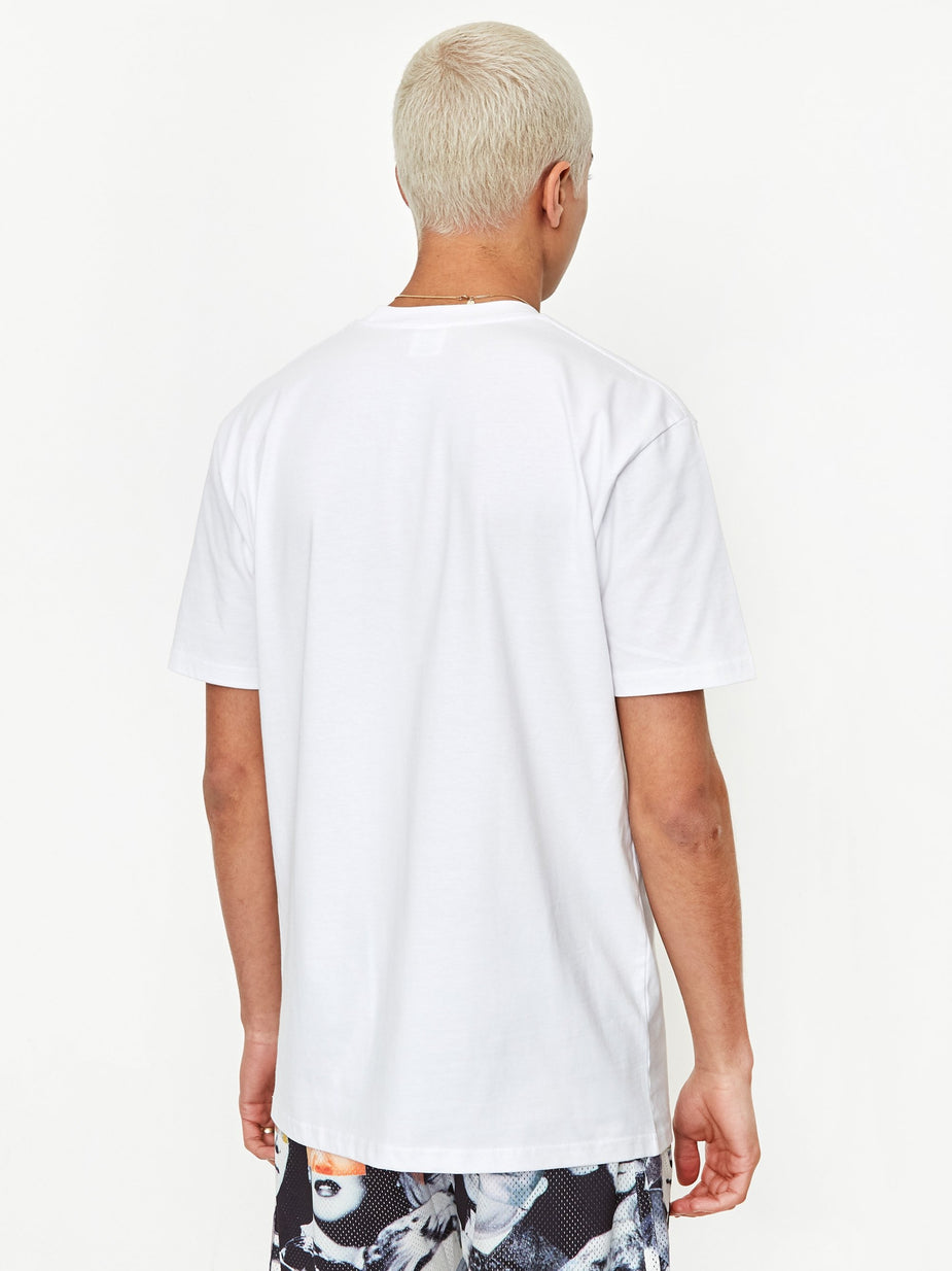 Fucking Awesome Fucking Awesome Puff Outline Logo T-Shirt - White - White
