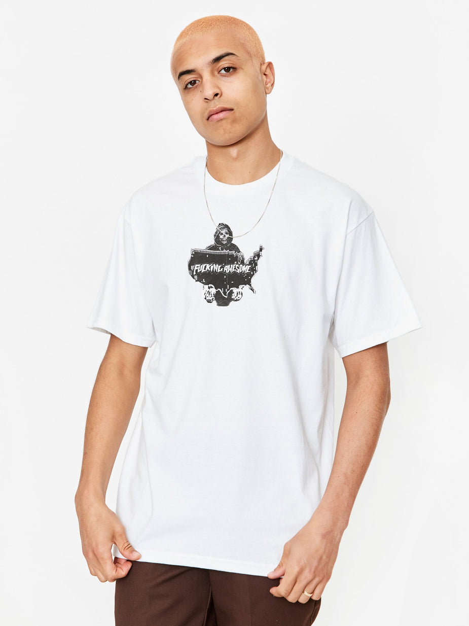 Fucking Awesome Fucking Awesome Reaper T-Shirt - White - White