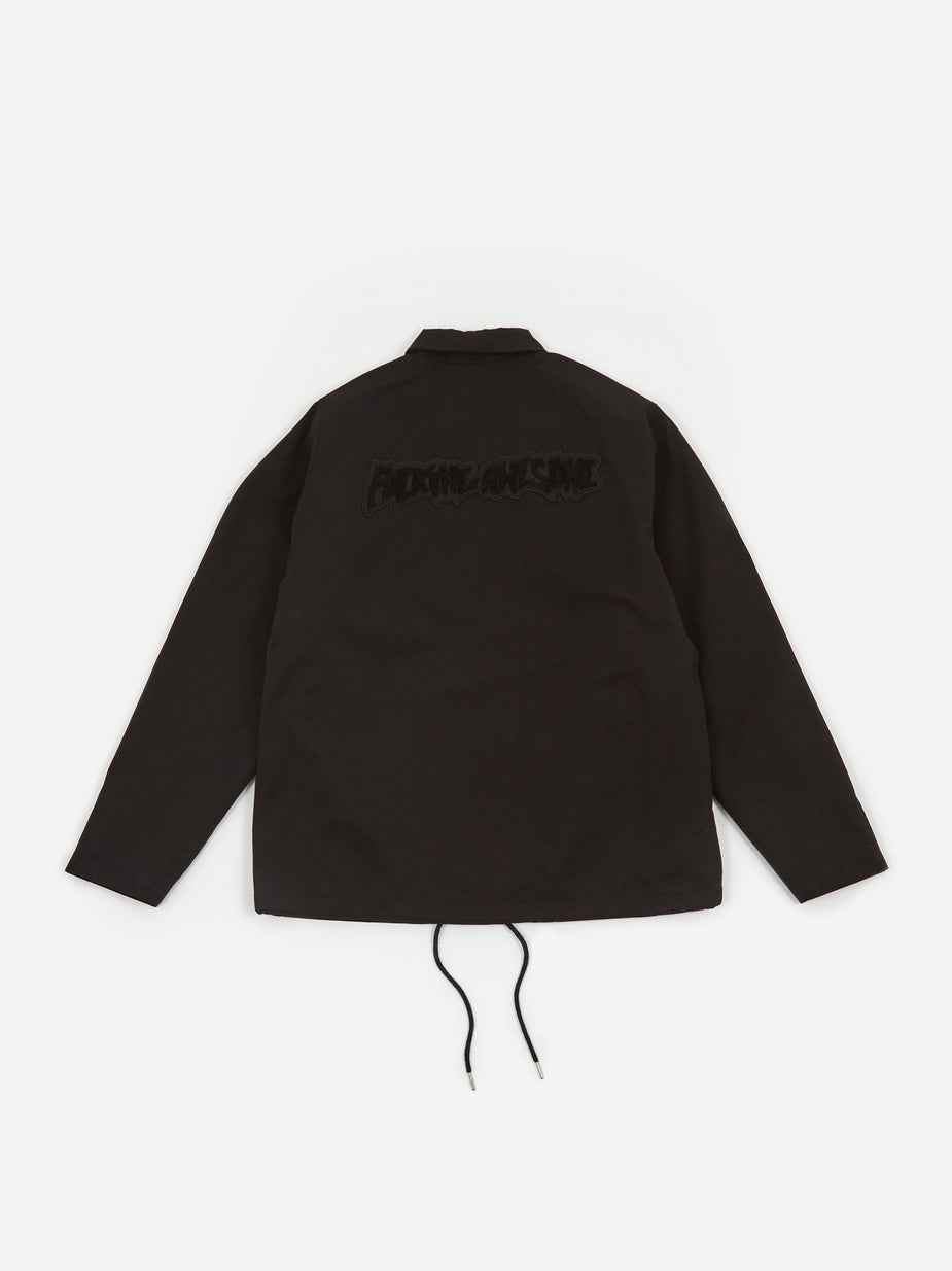 Fucking Awesome Fucking Awesome Stamp Coaches Jacket - Black - Black