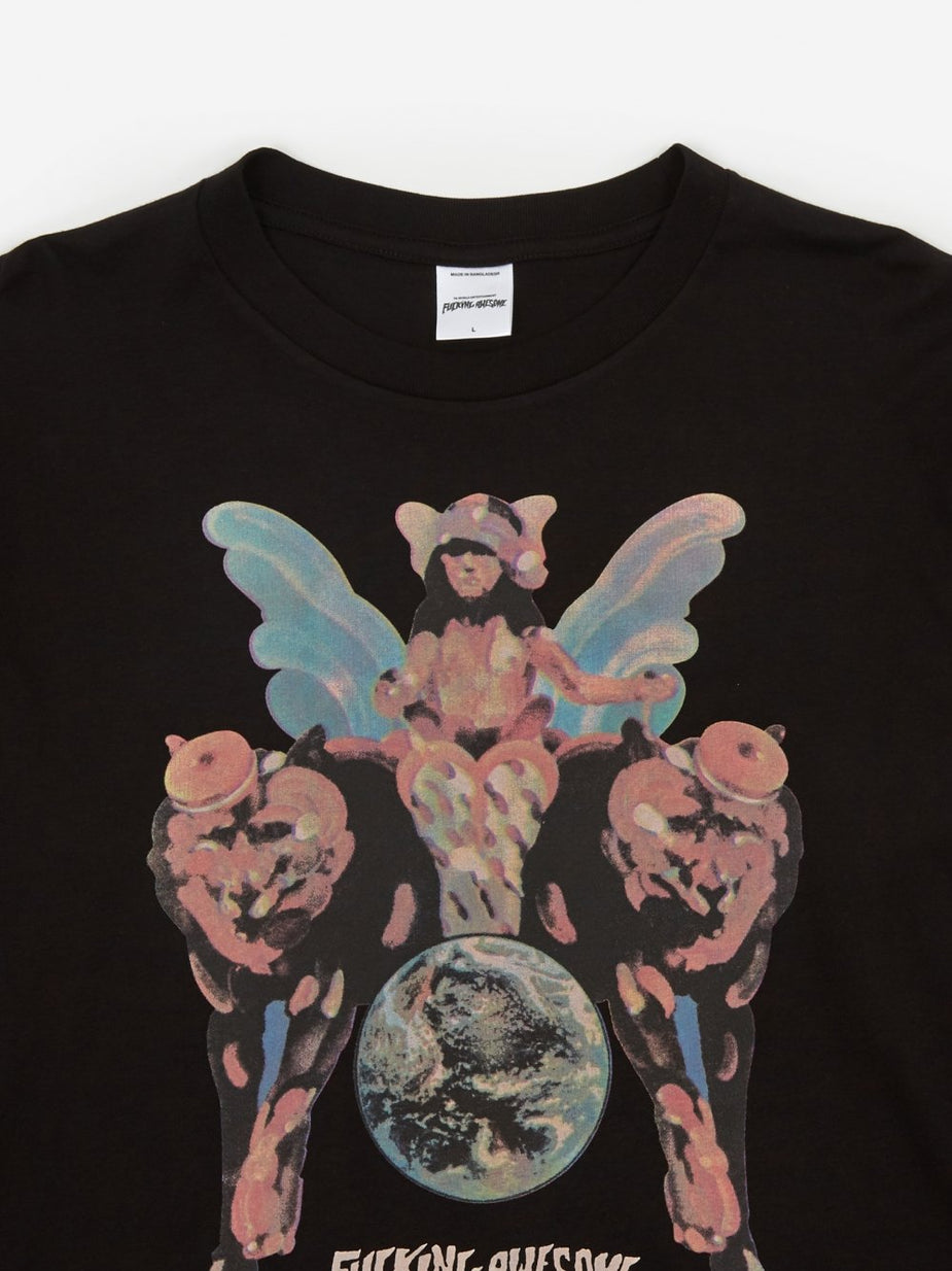 Fucking Awesome Fucking Awesome Winged Women Longsleeve T-Shirt - Black - Black