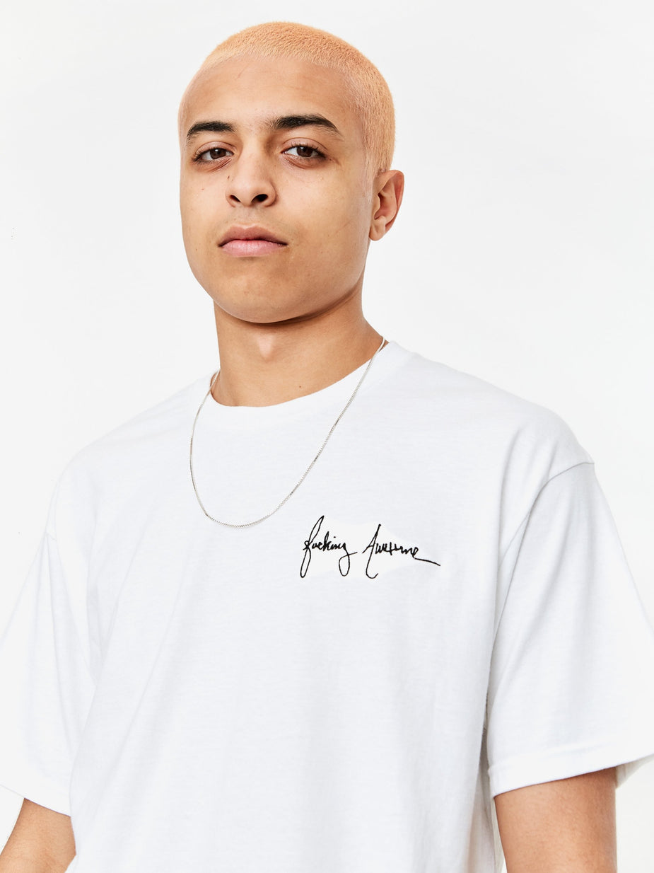 Fucking Awesome Fucking Awesome World Kid T-Shirt - White - White