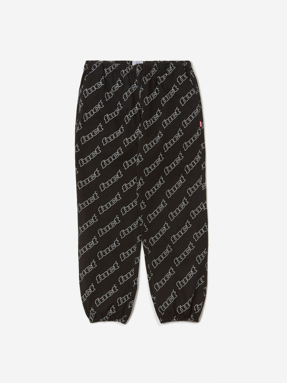 Fuct Fuct Pattern Skater Pant - Black - Black