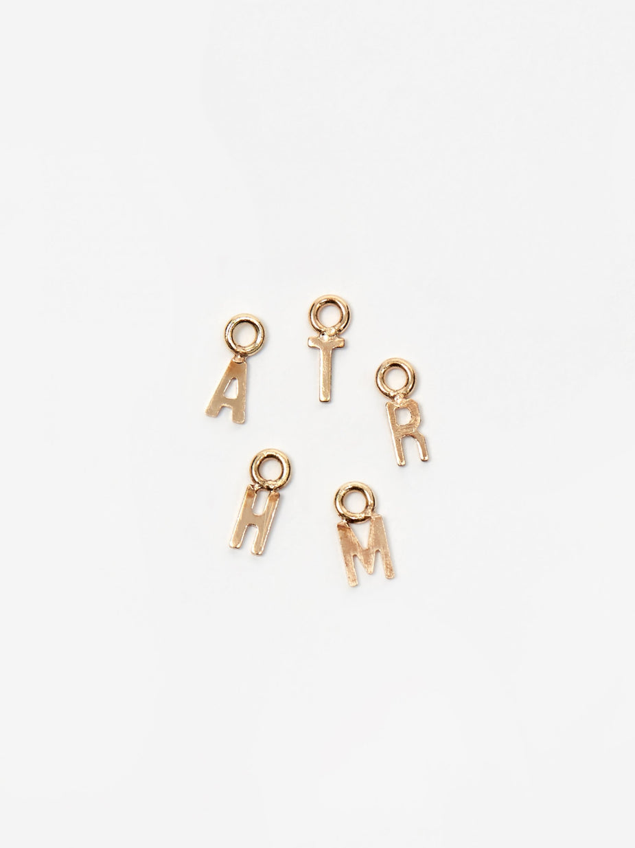 Gabriela Artigas Gabriela Artigas Initial Charm - 14k Yellow Gold - Gold