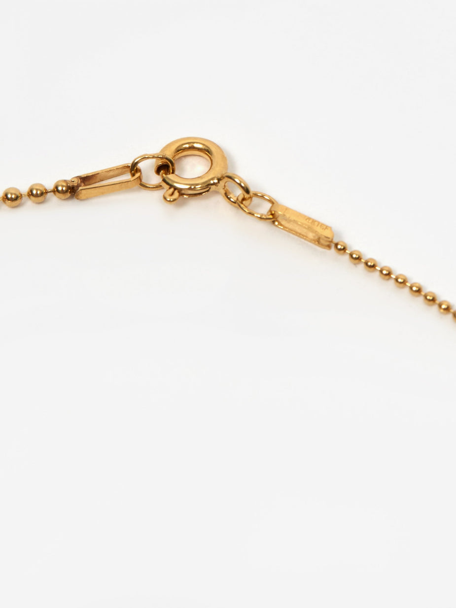 Gabriela Artigas Gabriela Artigas Soft Ball Long Chain Necklace - Yellow Gold Plate - Gold