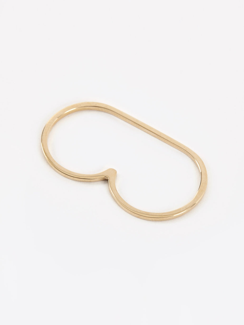 Gabriela Artigas Gabriela Artigas Infinite Staple Ring - Gold - Gold