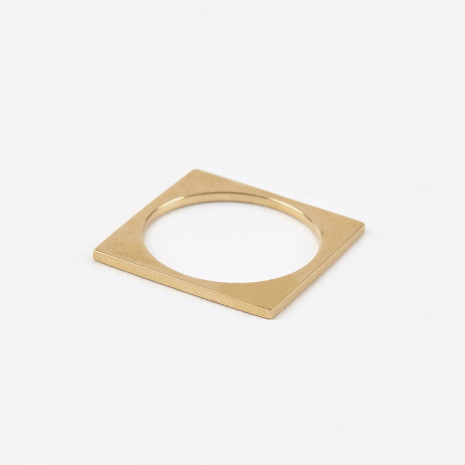 Gabriela Artigas Gabriela Artigas Square Ring - Gold - Gold